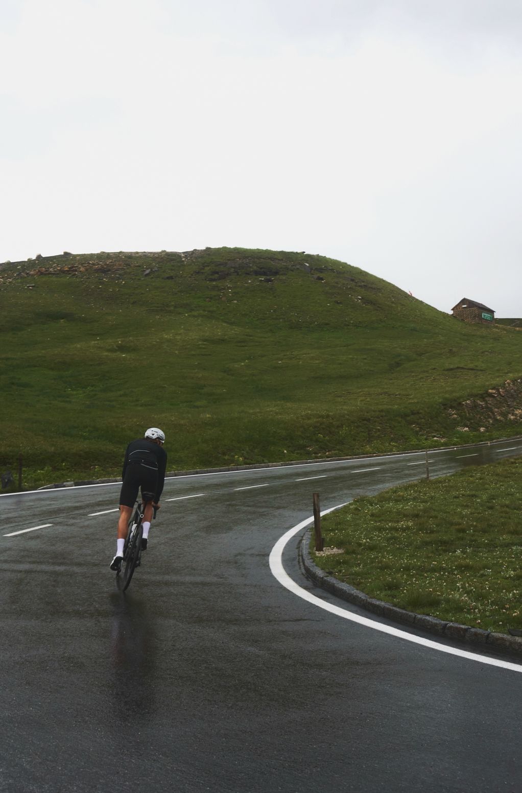 Rolling hills cycling route